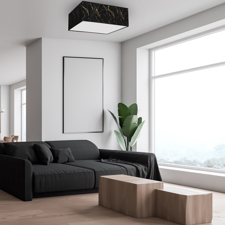 Ceiling light SENSO 3xE27/60W/230V black
