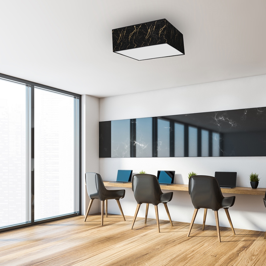 Ceiling light SENSO 3xE27/60W/230V black