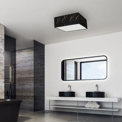 Ceiling light SENSO 3xE27/60W/230V black