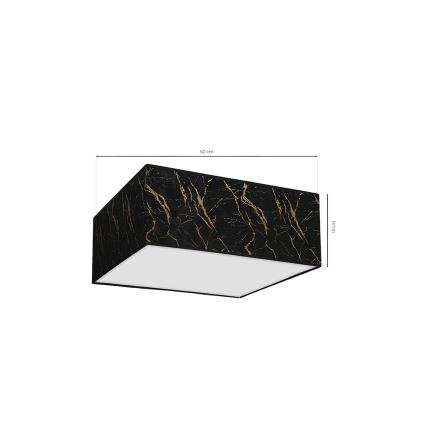 Ceiling light SENSO 3xE27/60W/230V black