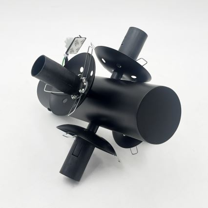 Ceiling light SFERIO 4xE14/5W/230V black/smoked black
