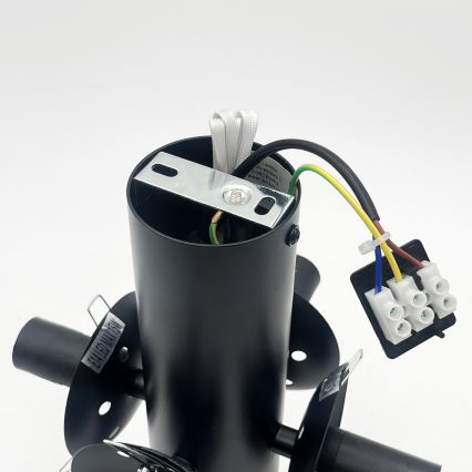 Ceiling light SFERIO 4xE14/5W/230V black/smoked black