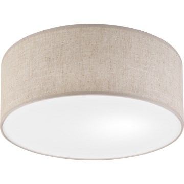 Ceiling light SIRJA 1xE27/15W/230V Ø 35 cm beige