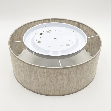 Ceiling light SIRJA 1xE27/15W/230V Ø 35 cm beige