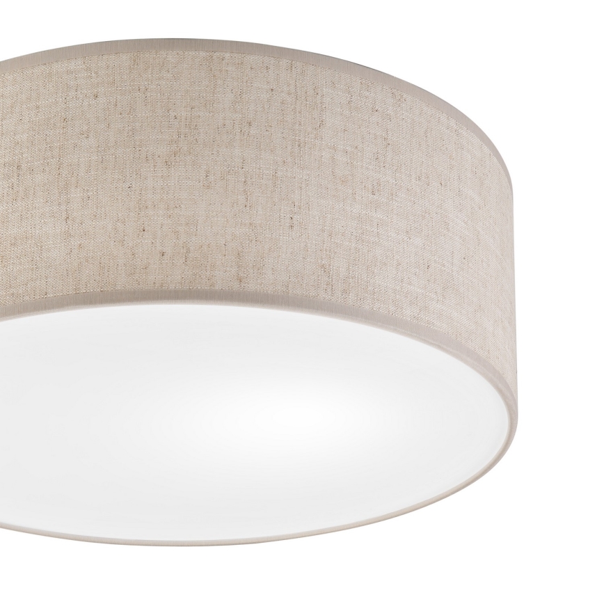 Ceiling light SIRJA 1xE27/15W/230V Ø 35 cm beige