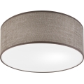 Ceiling light SIRJA 1xE27/15W/230V Ø 35 cm brown