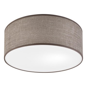 Ceiling light SIRJA 1xE27/15W/230V Ø 35 cm brown