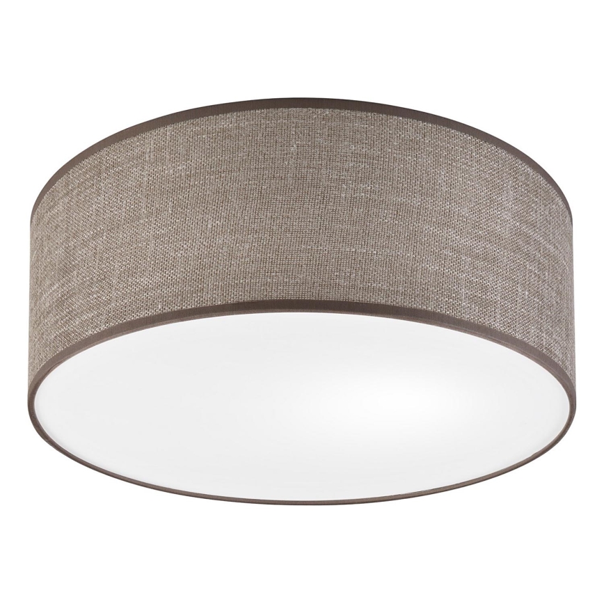Ceiling light SIRJA 1xE27/15W/230V Ø 35 cm brown