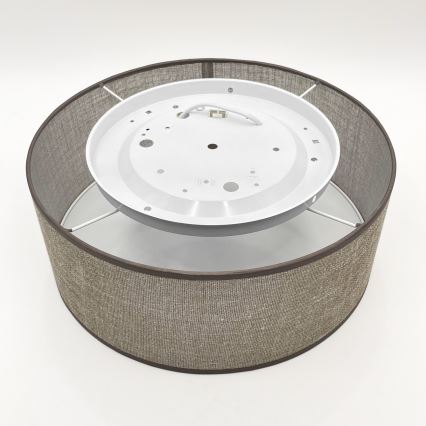 Ceiling light SIRJA 1xE27/15W/230V Ø 35 cm brown