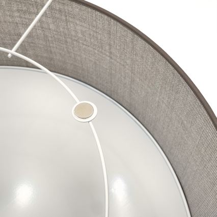 Ceiling light SIRJA 1xE27/15W/230V Ø 35 cm brown