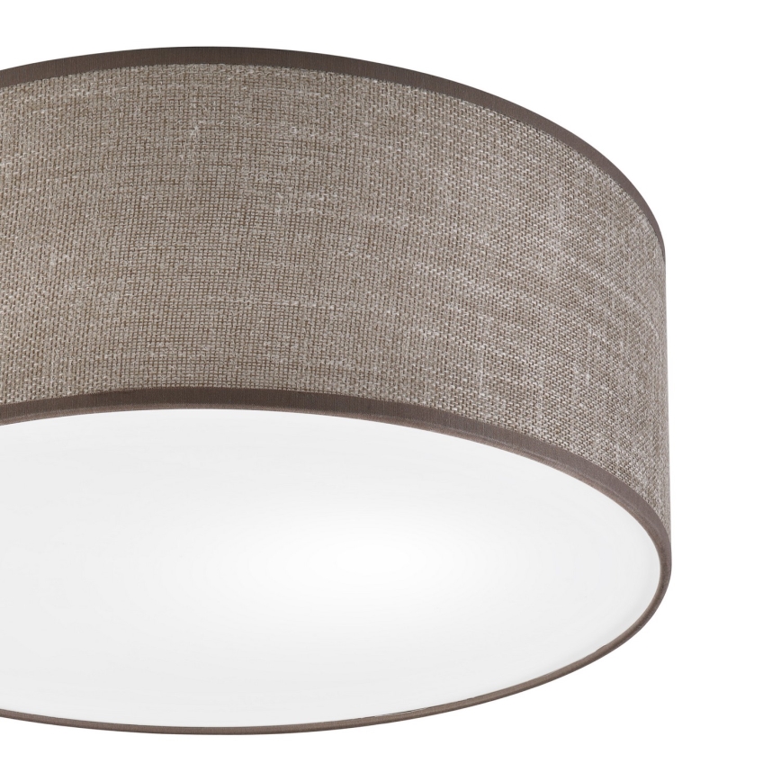 Ceiling light SIRJA 1xE27/15W/230V Ø 35 cm brown