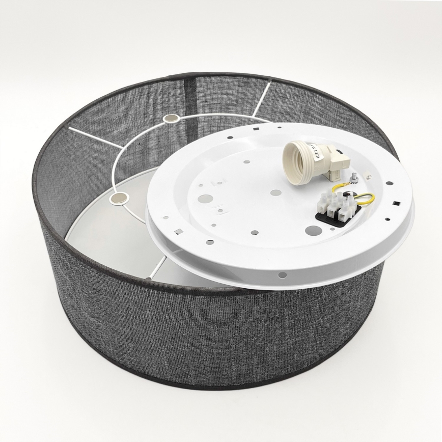 Ceiling light SIRJA 1xE27/15W/230V Ø 35 cm gray