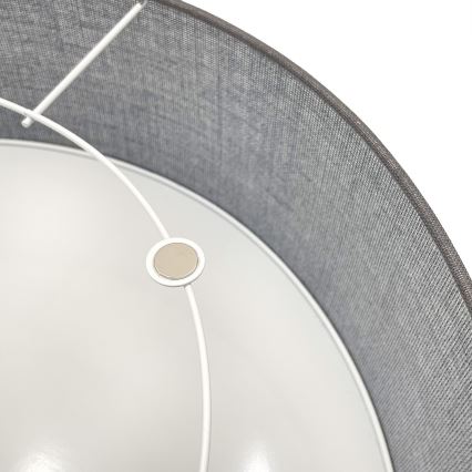 Ceiling light SIRJA 1xE27/15W/230V Ø 35 cm gray