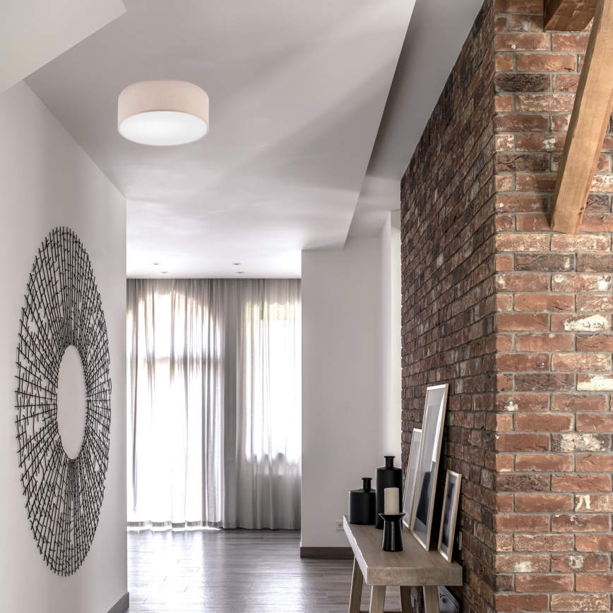 Ceiling light SIRJA 1xE27/60W/230V d. 35 cm beige