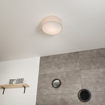 Ceiling light SIRJA 1xE27/60W/230V d. 35 cm beige