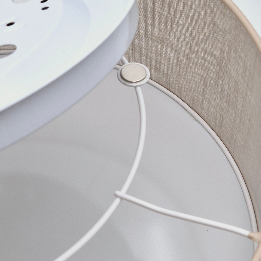 Ceiling light SIRJA 1xE27/60W/230V d. 35 cm beige