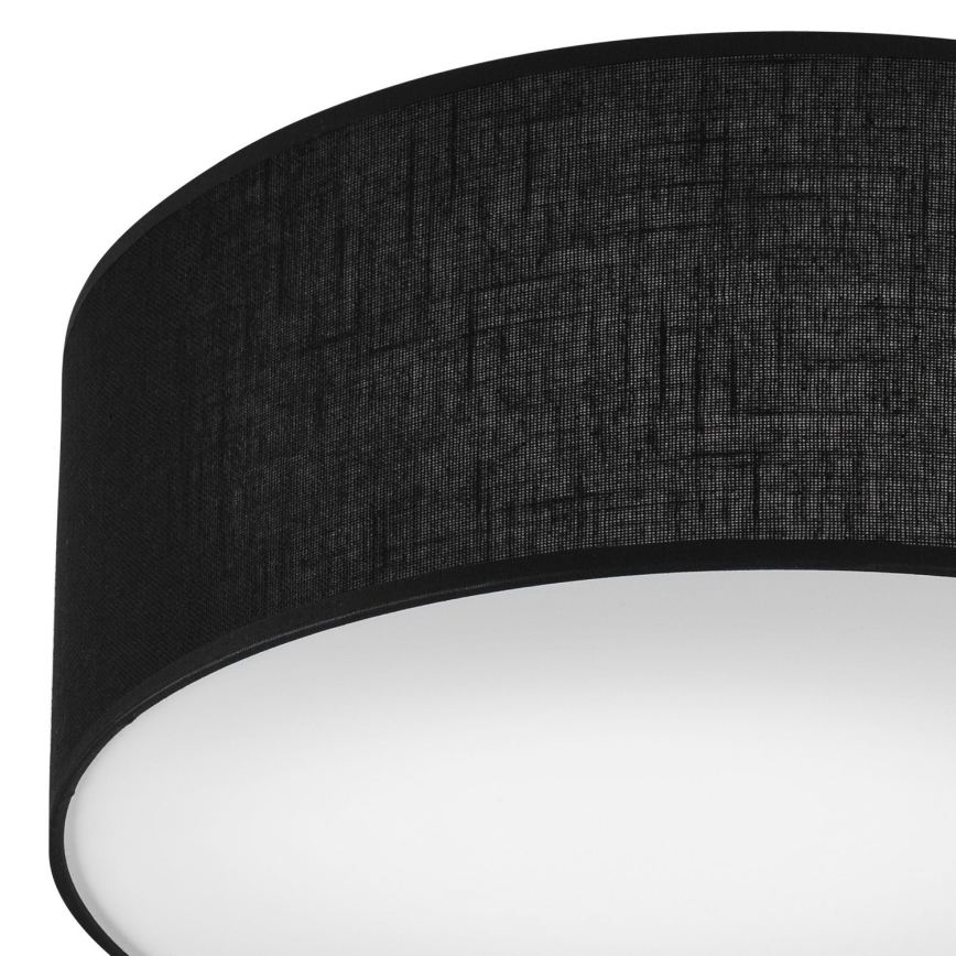 Ceiling light SIRJA 1xE27/60W/230V d. 35 cm black