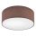 Ceiling light SIRJA 1xE27/60W/230V d. 35 cm brown