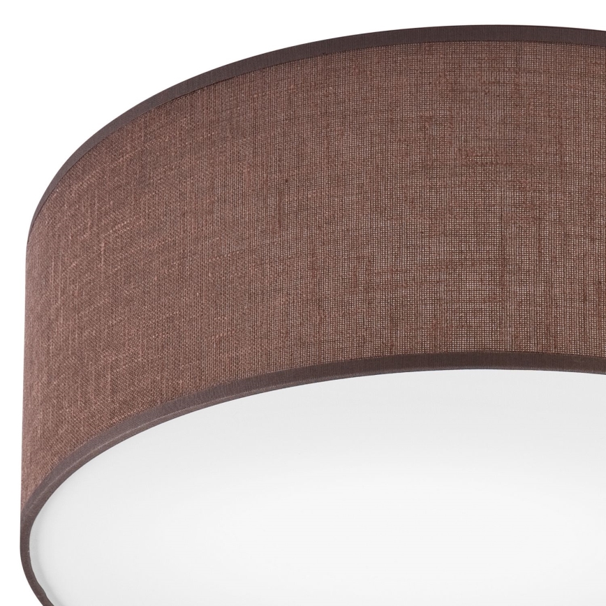 Ceiling light SIRJA 1xE27/60W/230V d. 35 cm brown