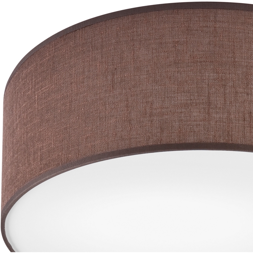 Ceiling light SIRJA 1xE27/60W/230V d. 35 cm brown