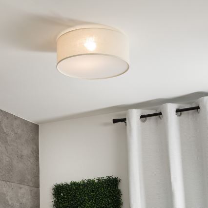 Ceiling light SIRJA 1xE27/60W/230V d. 35 cm creamy
