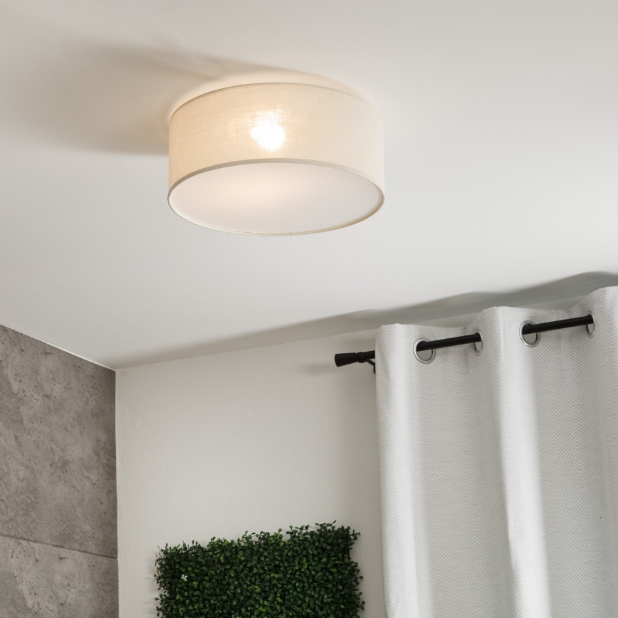 Ceiling light SIRJA 1xE27/60W/230V d. 35 cm creamy