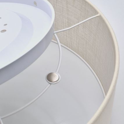 Ceiling light SIRJA 1xE27/60W/230V d. 35 cm creamy