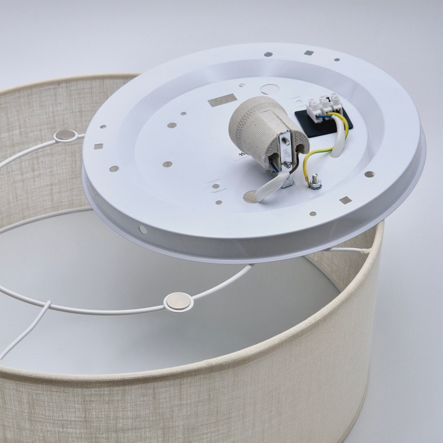Ceiling light SIRJA 1xE27/60W/230V d. 35 cm creamy