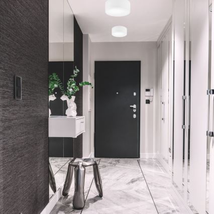 Ceiling light SIRJA 1xE27/60W/230V d. 35 cm white