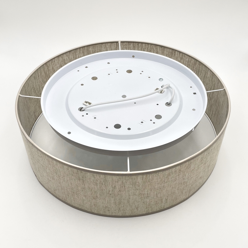 Ceiling light SIRJA 2x E27/15W/230V, Ø 45 cm, beige
