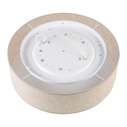 Ceiling light SIRJA 2x E27/15W/230V, Ø 45 cm, beige
