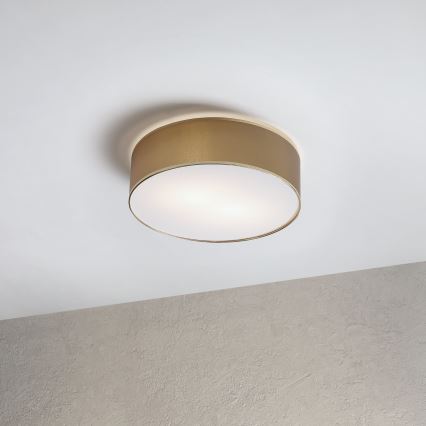 Ceiling light SIRJA 2xE27/15W/230V, 45 cm diameter, brown/gold
