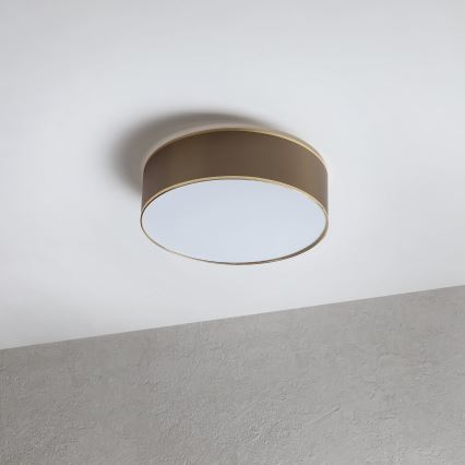 Ceiling light SIRJA 2xE27/15W/230V, 45 cm diameter, brown/gold
