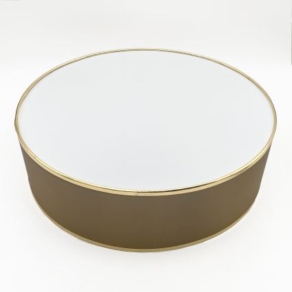 Ceiling light SIRJA 2xE27/15W/230V, 45 cm diameter, brown/gold