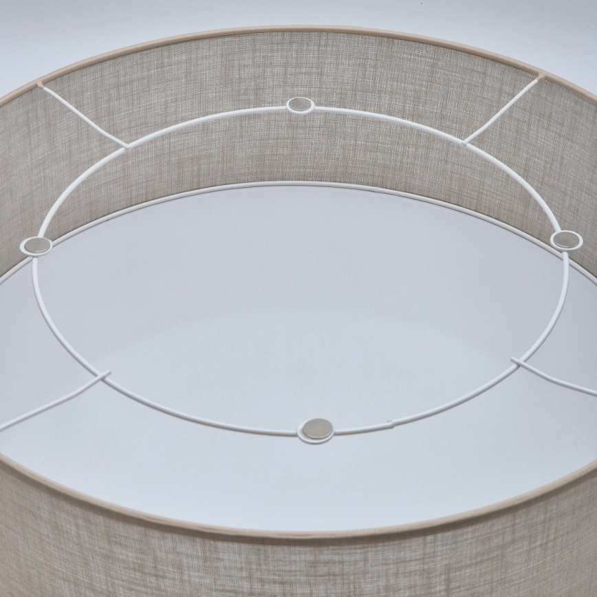 Ceiling light SIRJA 2xE27/15W/230V Ø 45 cm beige