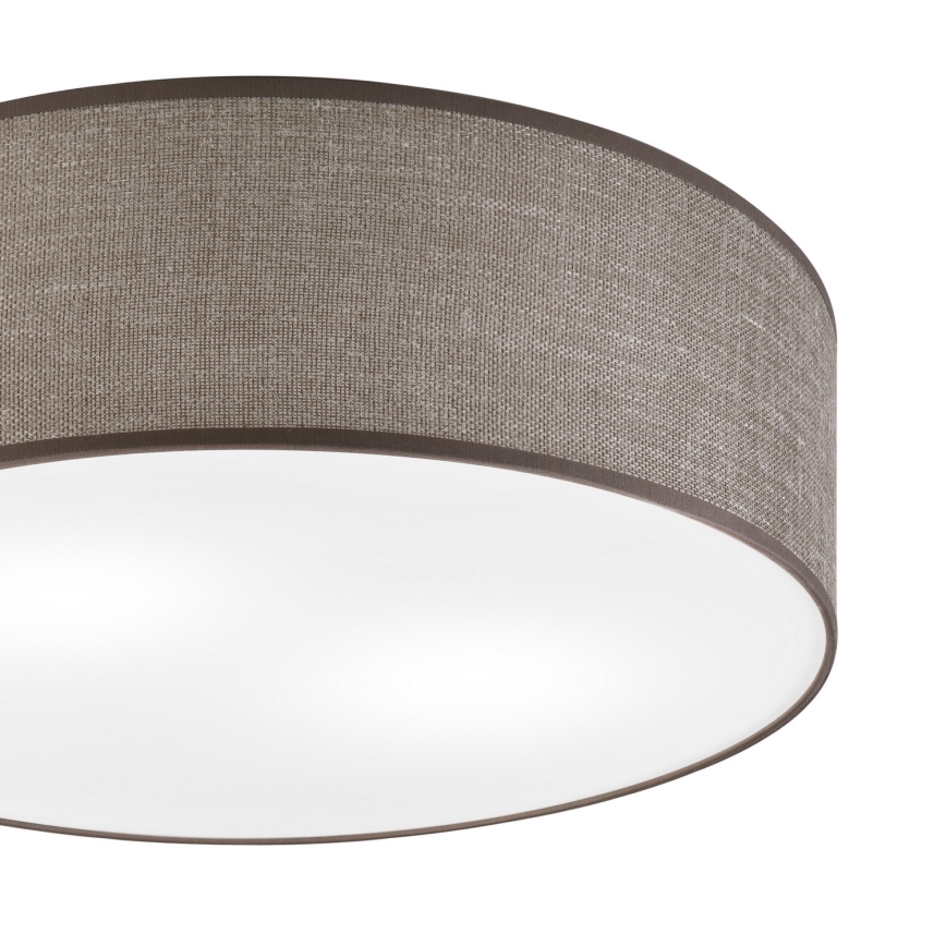 Ceiling light SIRJA 2xE27/15W/230V Ø 45 cm brown