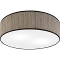 Ceiling light SIRJA 2xE27/15W/230V Ø 45 cm brown