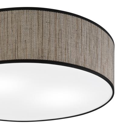 Ceiling light SIRJA 2xE27/15W/230V Ø 45 cm brown