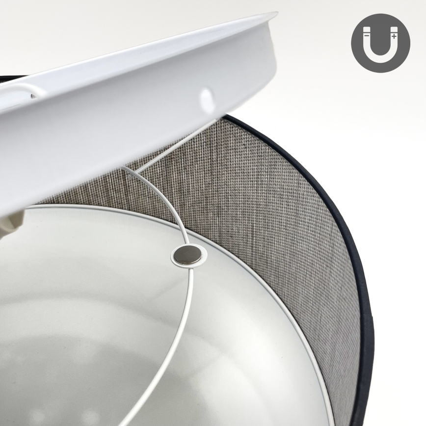 Ceiling light SIRJA 2xE27/15W/230V Ø 45 cm brown