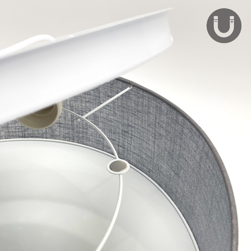 Ceiling light SIRJA 2xE27/15W/230V Ø 45 cm gray