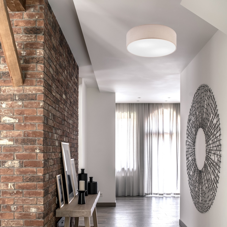 Ceiling light SIRJA 2xE27/60W/230V d. 45 cm beige