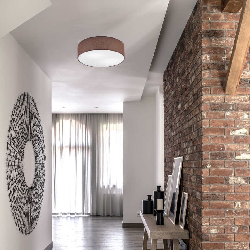 Ceiling light SIRJA 2xE27/60W/230V d. 45 cm brown