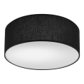 Ceiling light SIRJA DOUBLE 2xE27/15W/230V d. 35 cm black