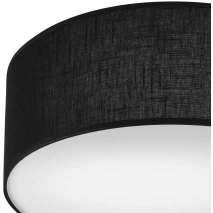 Ceiling light SIRJA DOUBLE 2xE27/15W/230V d. 35 cm black