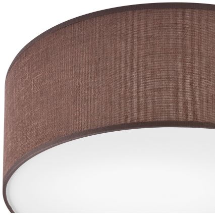 Ceiling light SIRJA DOUBLE 2xE27/15W/230V d. 35 cm brown