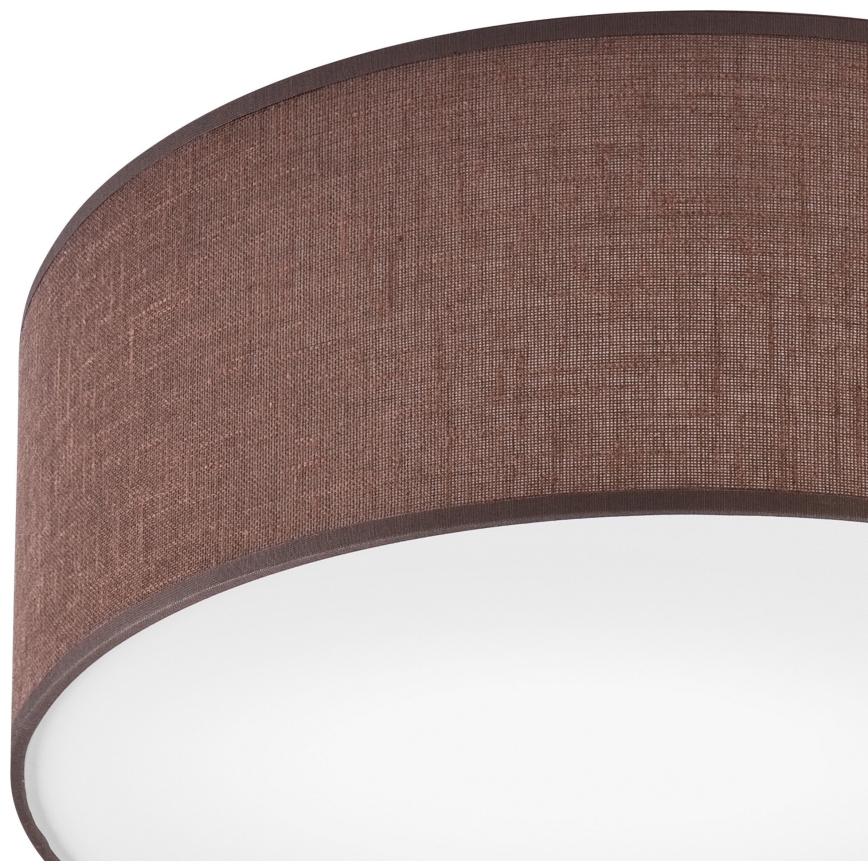 Ceiling light SIRJA DOUBLE 2xE27/15W/230V d. 35 cm brown