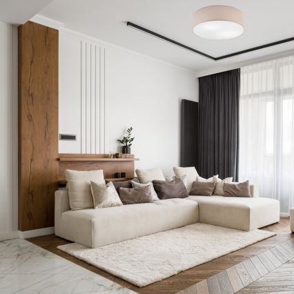 Ceiling light SIRJA DOUBLE 4xE27/15W/230V d. 45 cm beige