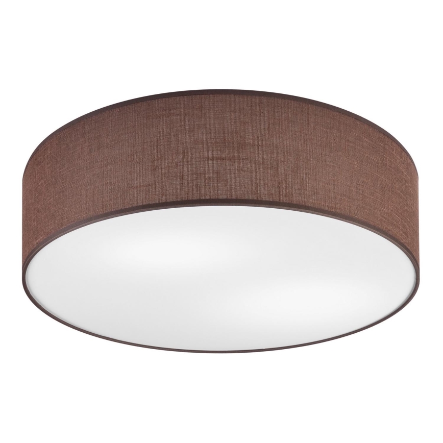 Ceiling light SIRJA DOUBLE 4xE27/15W/230V d. 45 cm brown