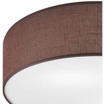 Ceiling light SIRJA DOUBLE 4xE27/15W/230V d. 45 cm brown