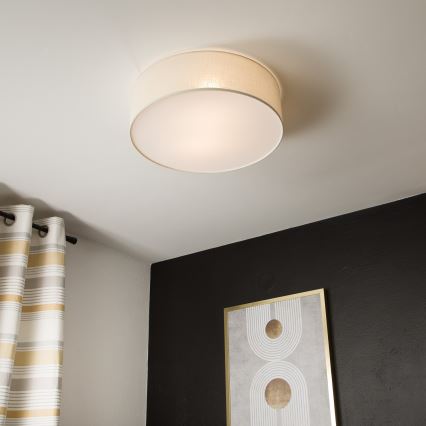 Ceiling light SIRJA DOUBLE 4xE27/15W/230V d. 45 cm creamy